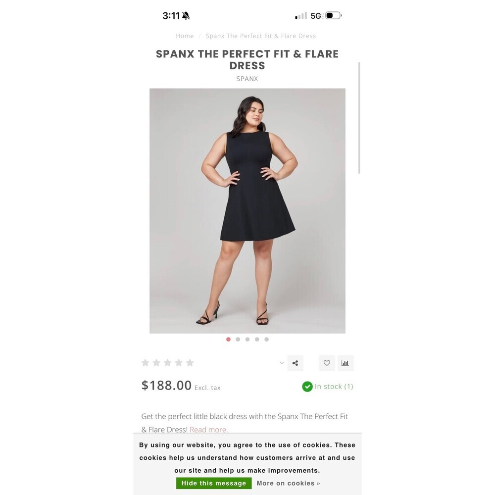 SPANX THE PERFECT FIT & FLARE DRESS